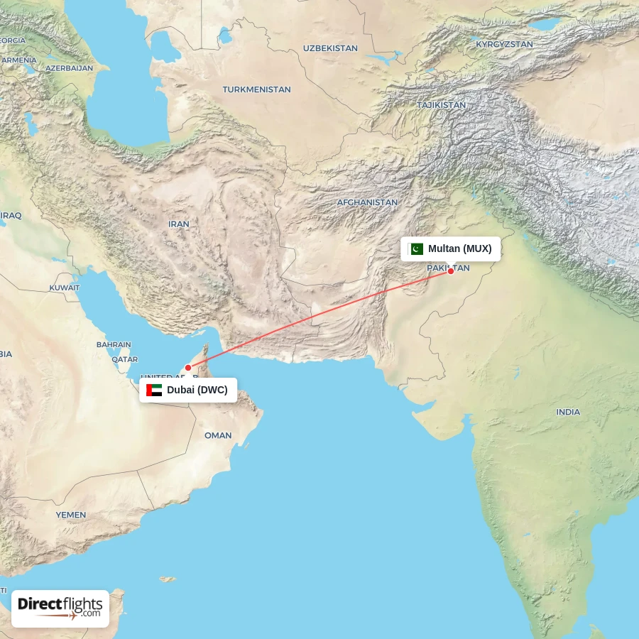 DWC - MUX route map