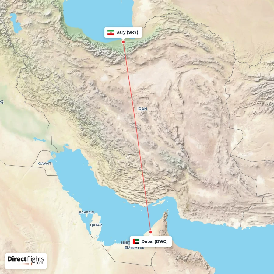 DWC - SRY route map