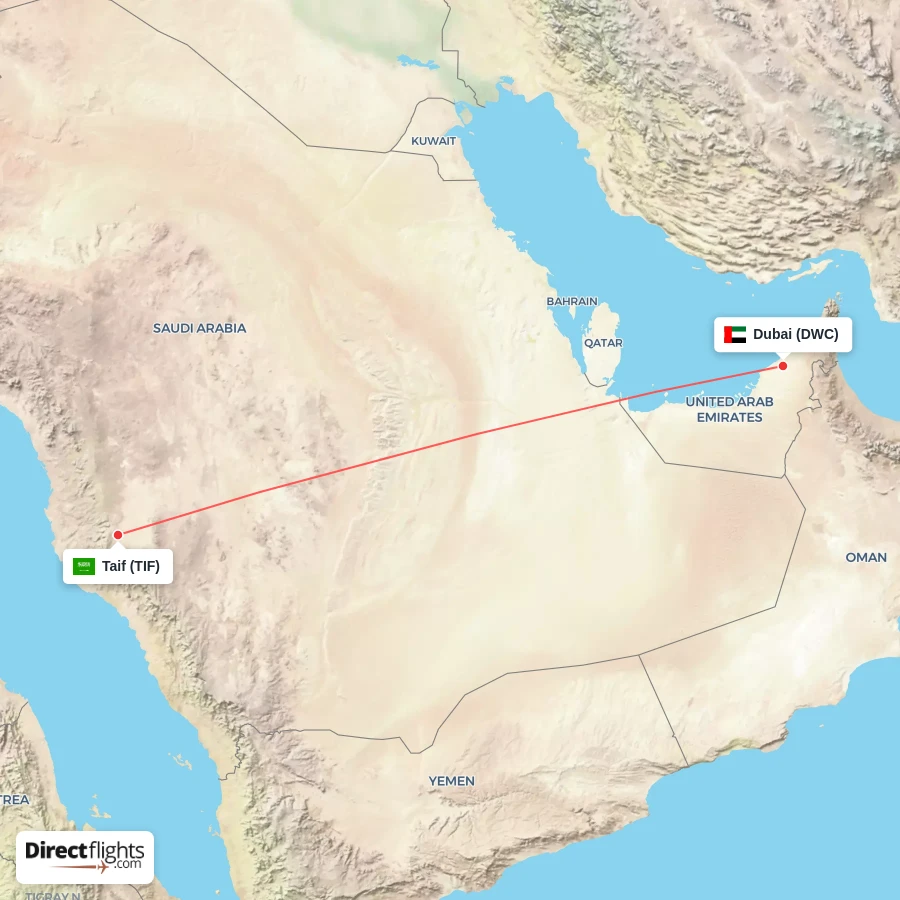 DWC - TIF route map