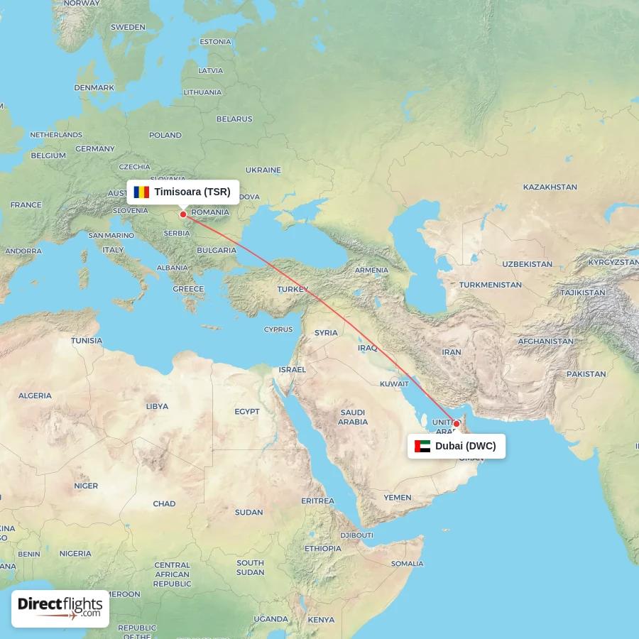 DWC - TSR route map