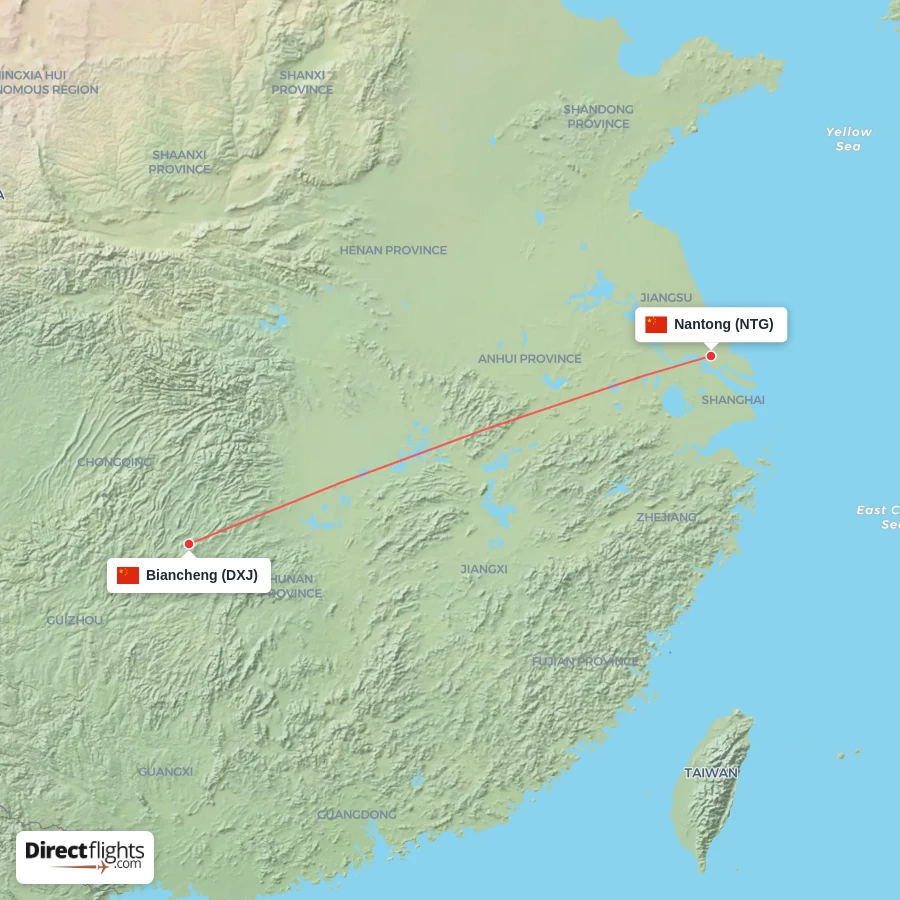 DXJ - NTG route map