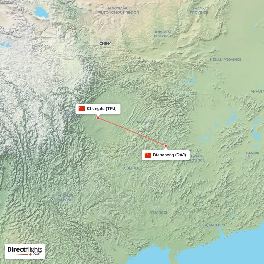 DXJ - TFU route map