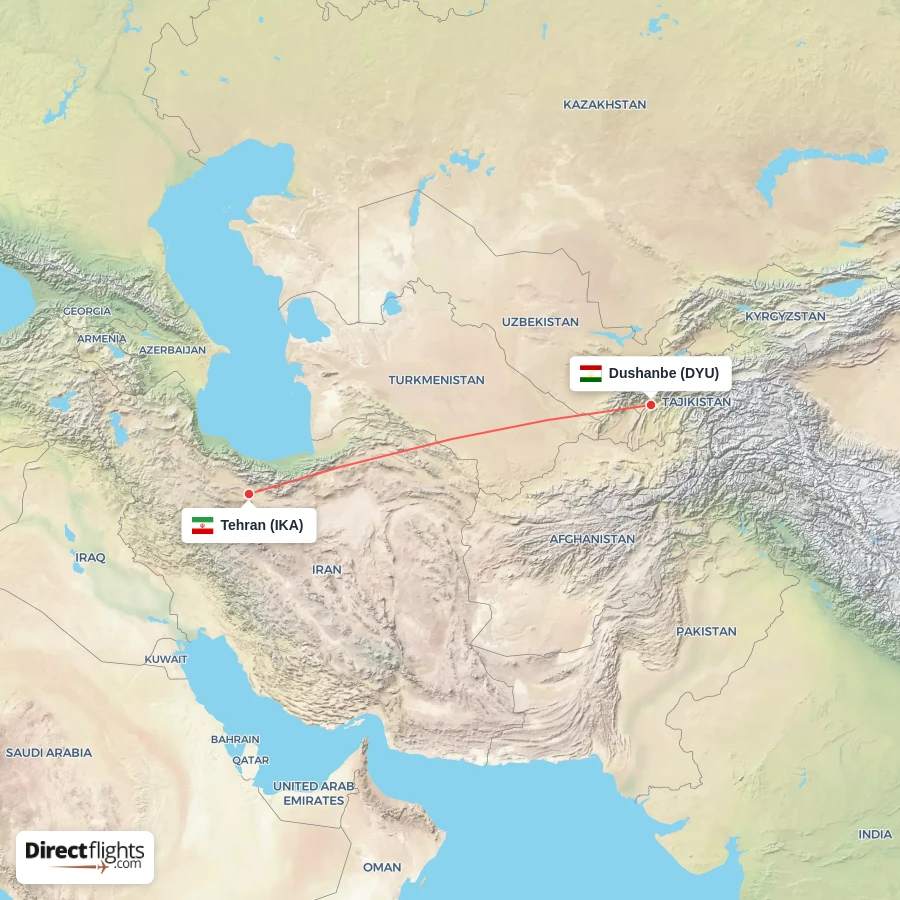 DYU - IKA route map