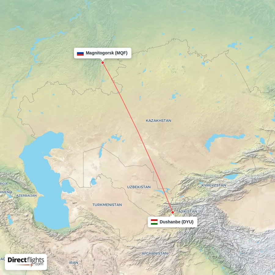 DYU - MQF route map