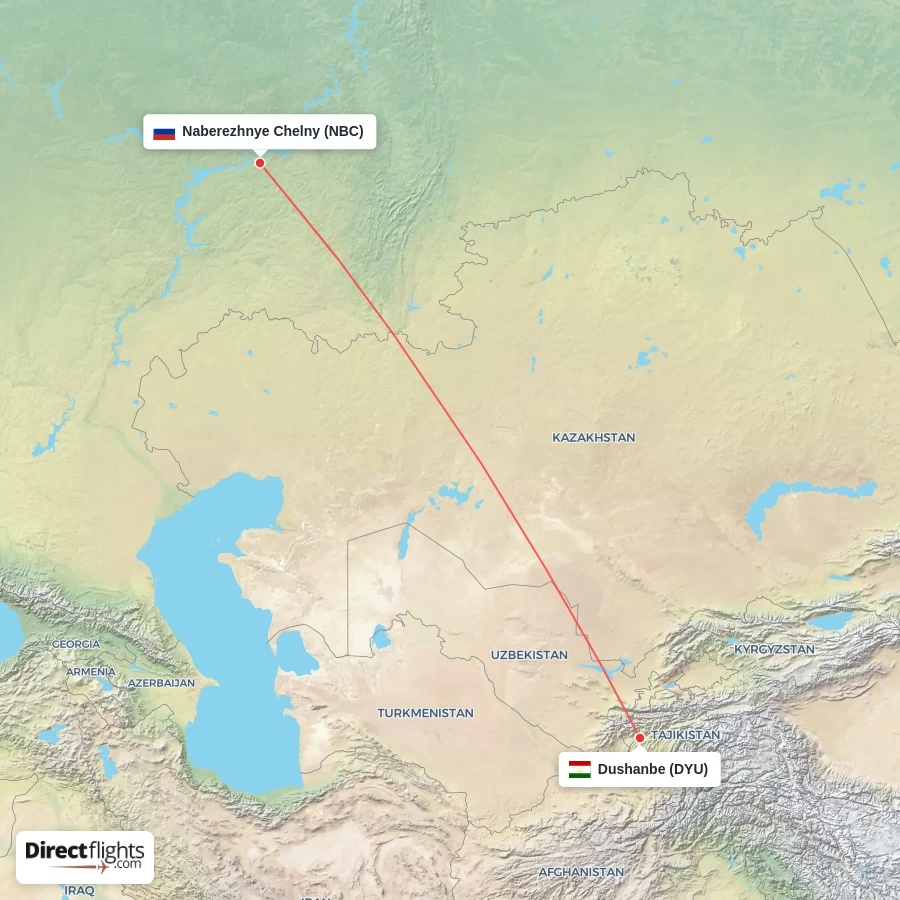 DYU - NBC route map