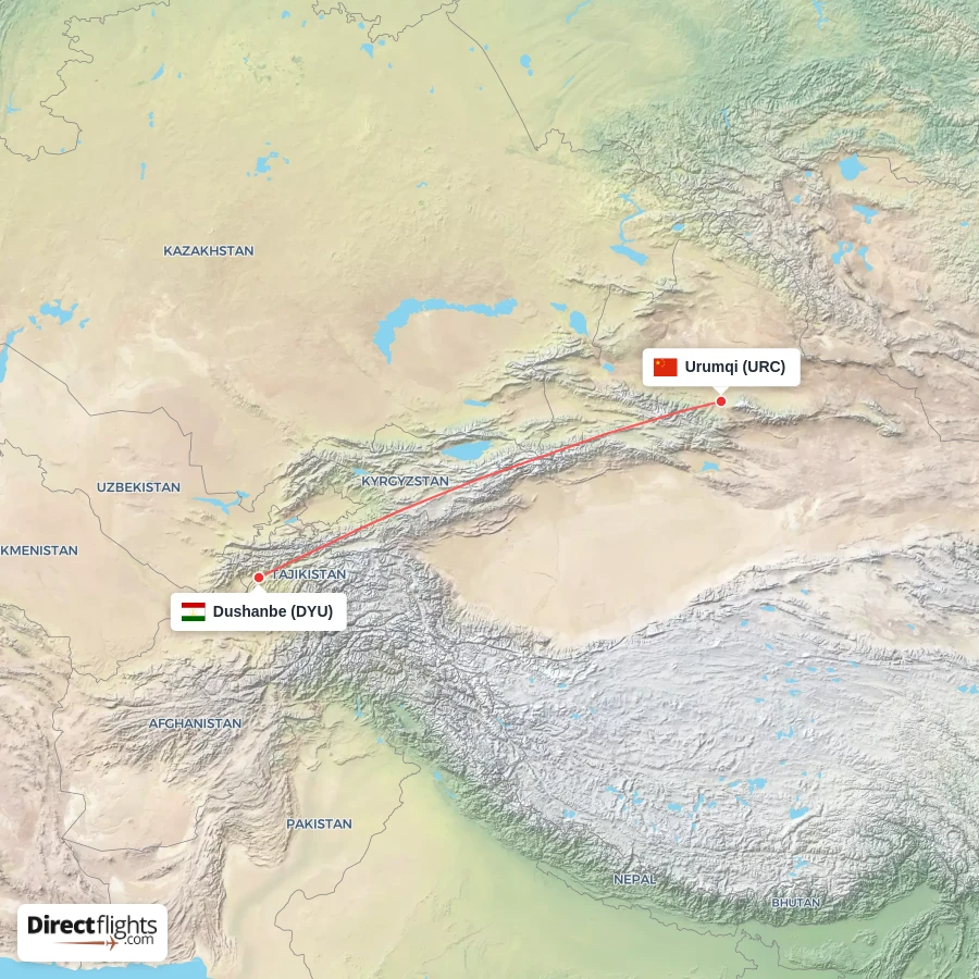 DYU - URC route map