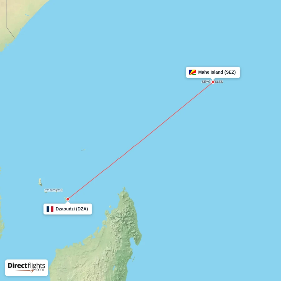 DZA - SEZ route map