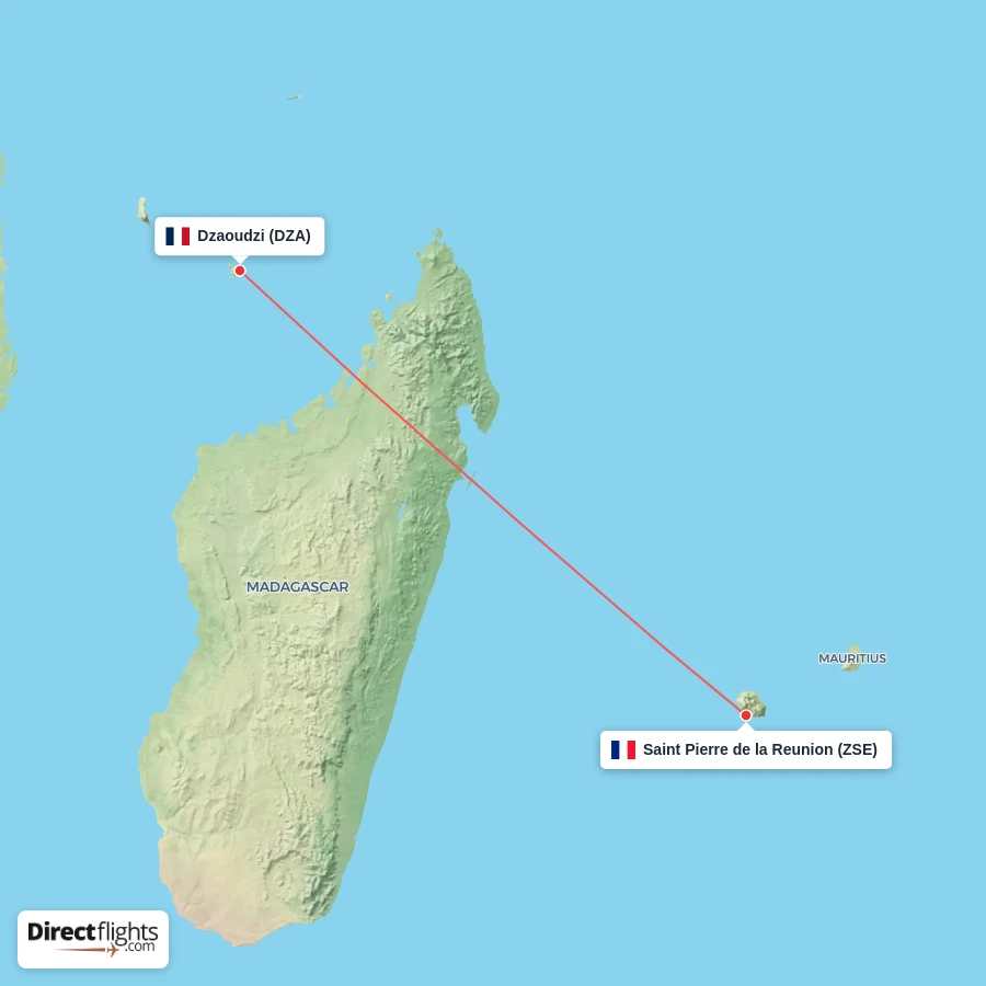 DZA - ZSE route map