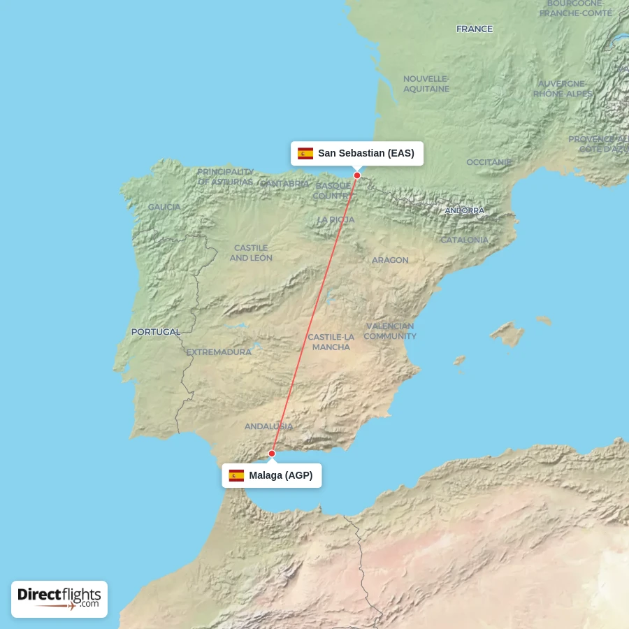 EAS - AGP route map