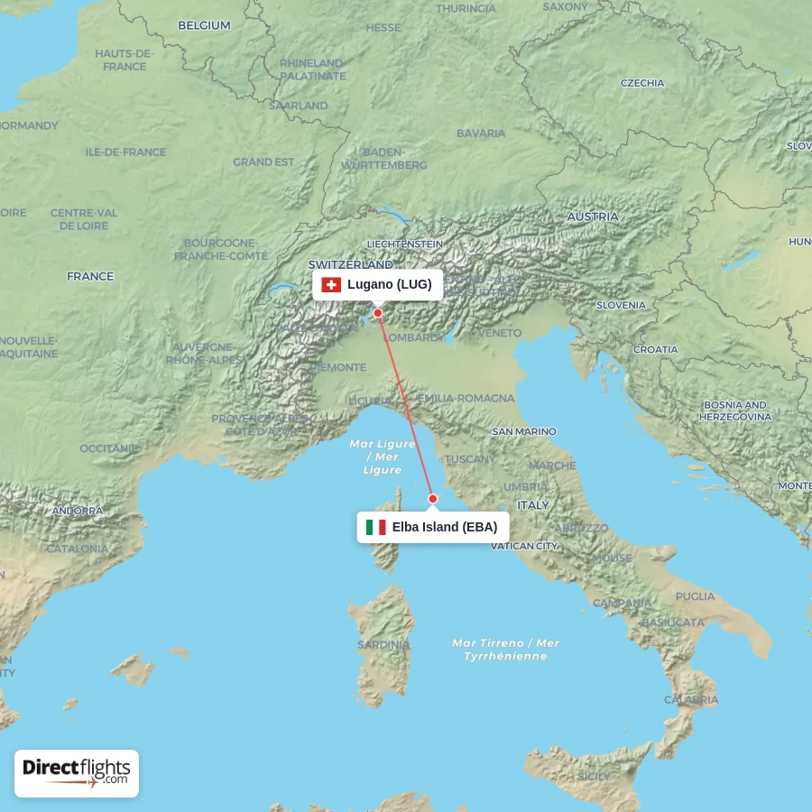 EBA - LUG route map