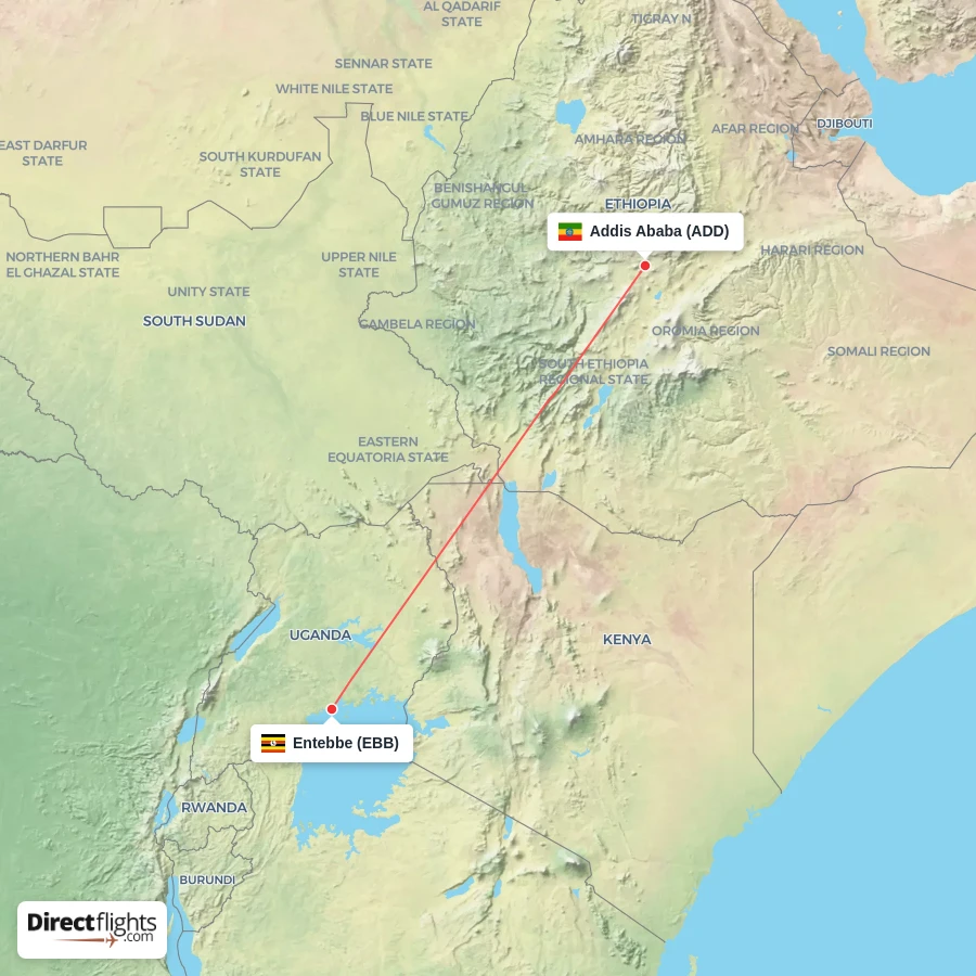 EBB - ADD route map