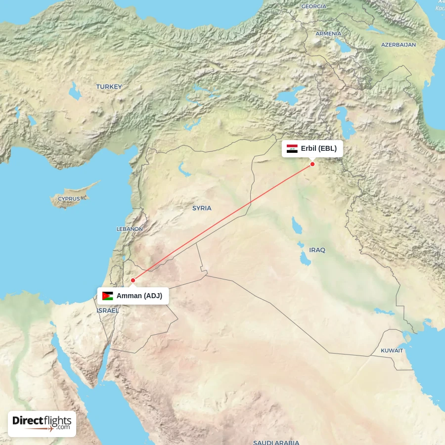 EBL - ADJ route map