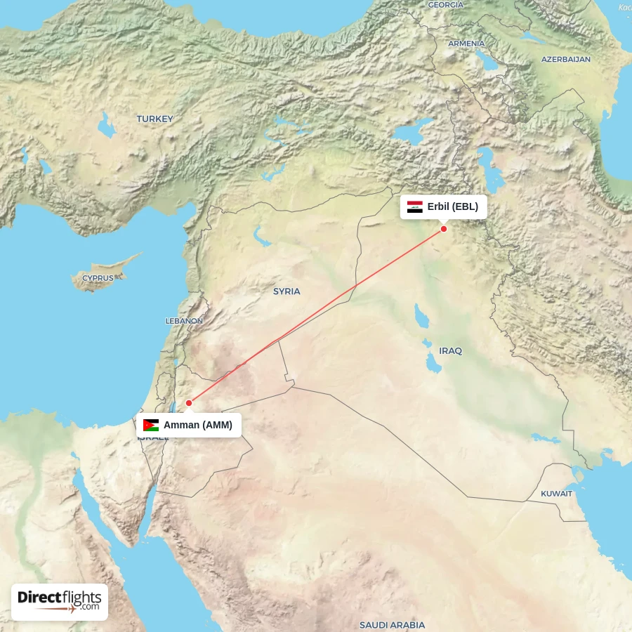 EBL - AMM route map