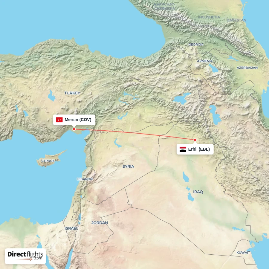 EBL - COV route map