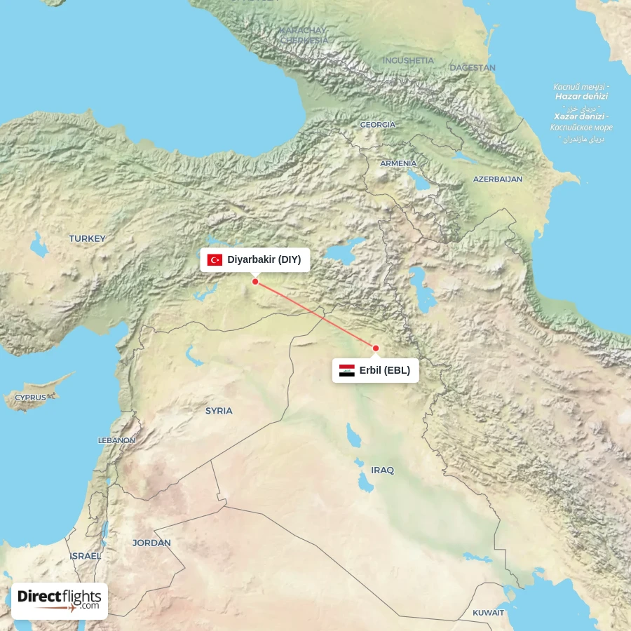 EBL - DIY route map