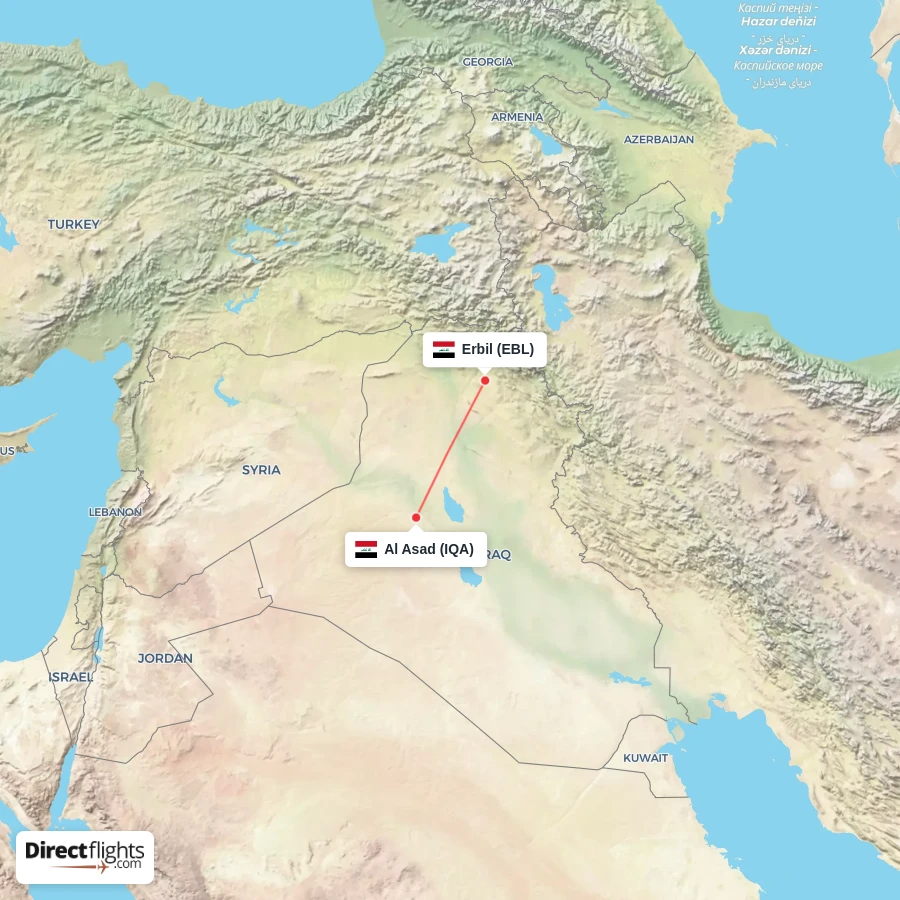 EBL - IQA route map