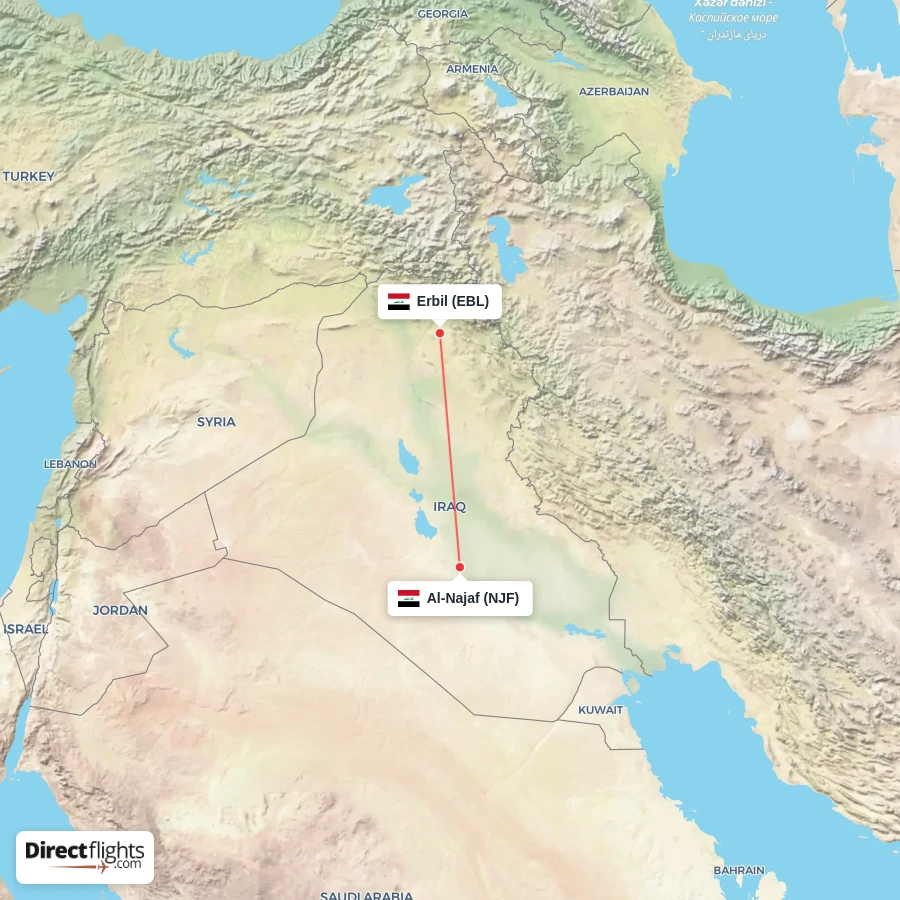 EBL - NJF route map