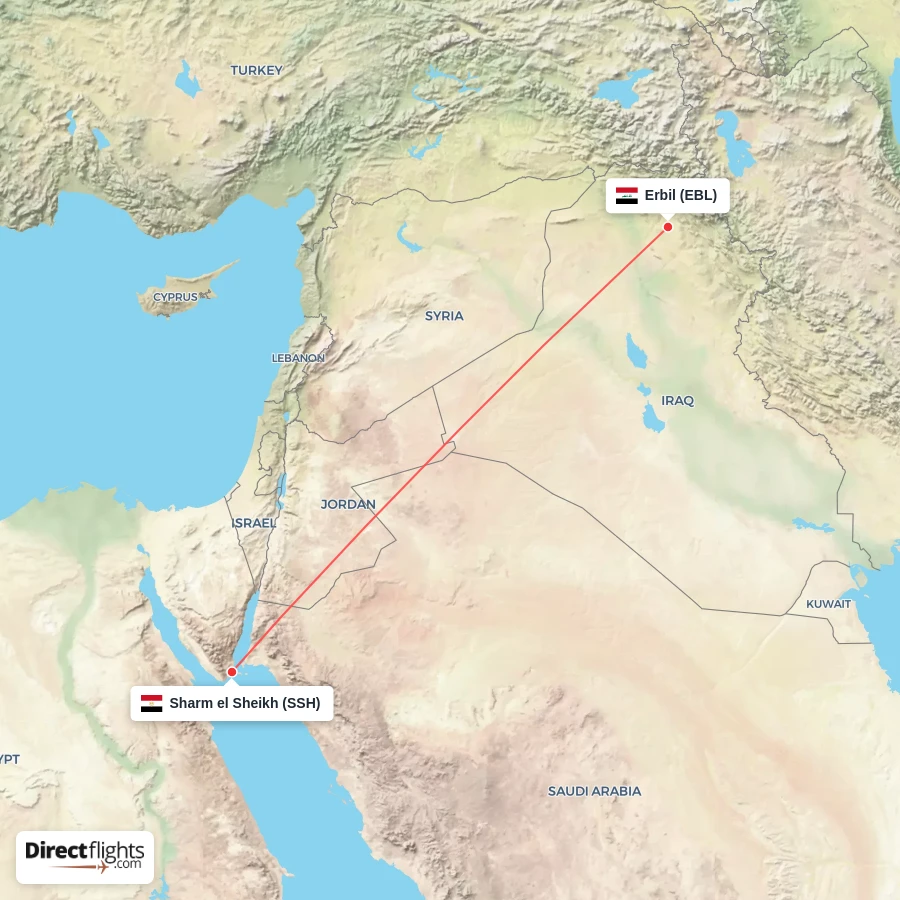 EBL - SSH route map