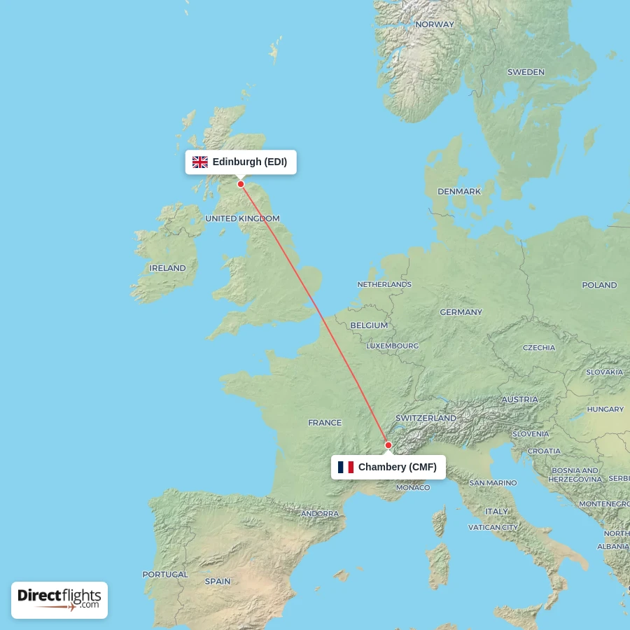 EDI - CMF route map