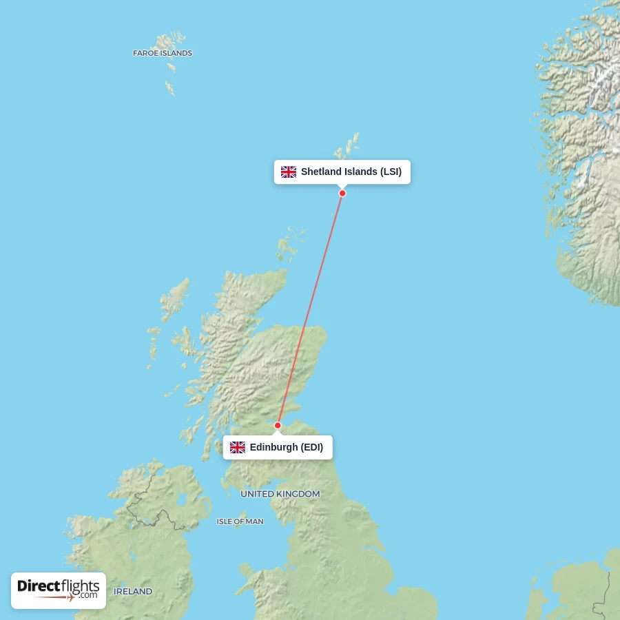 EDI - LSI route map