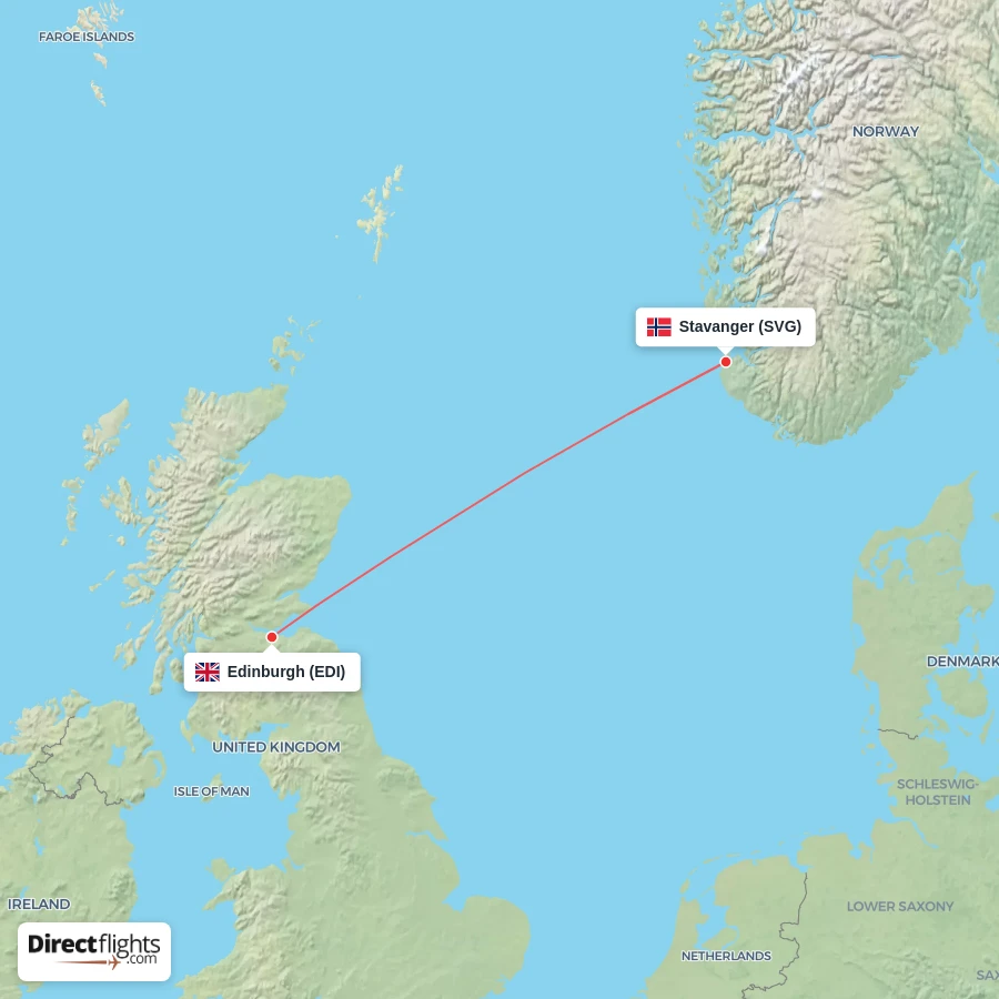 EDI - SVG route map