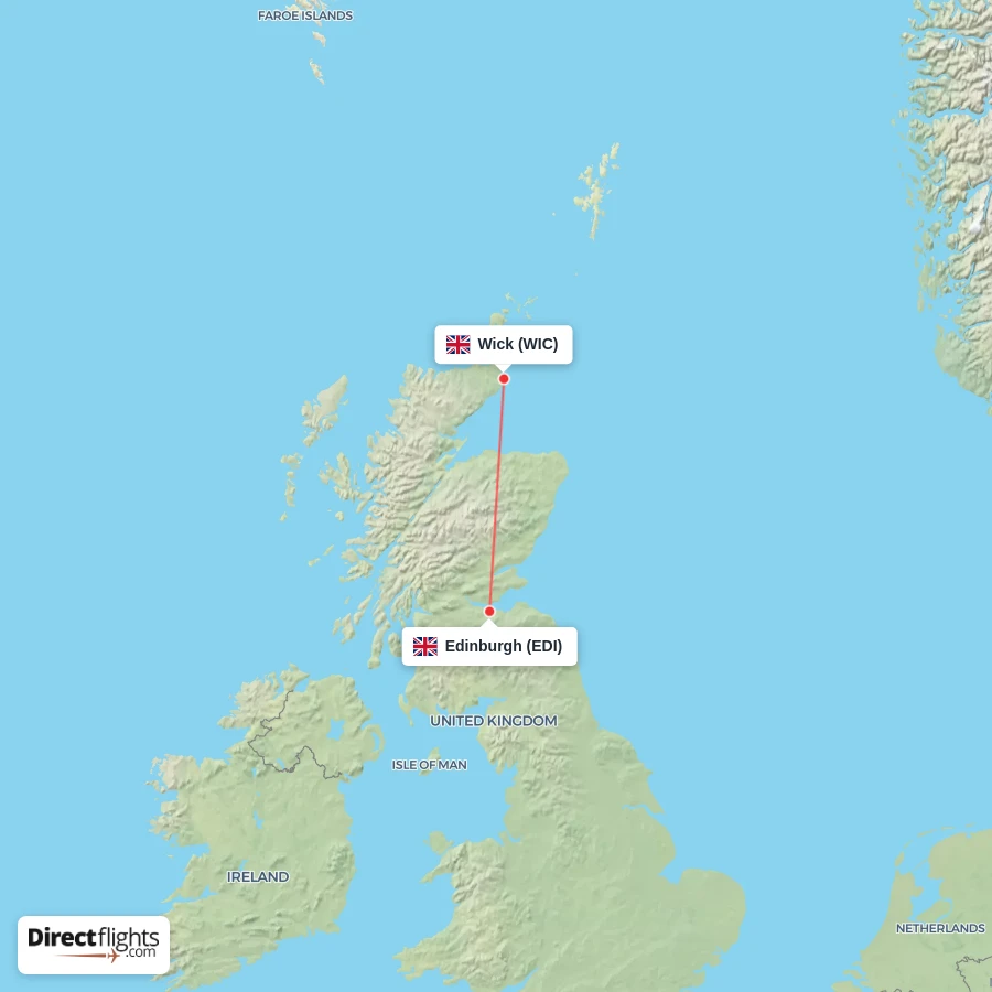 EDI - WIC route map