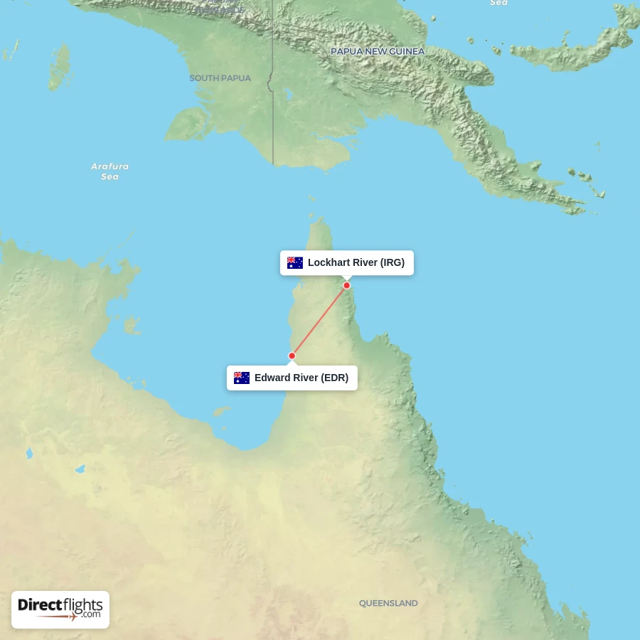 EDR - IRG route map