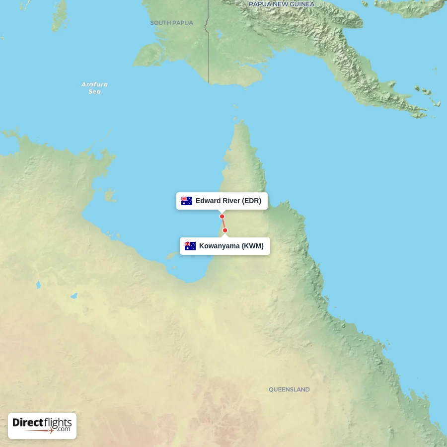 EDR - KWM route map