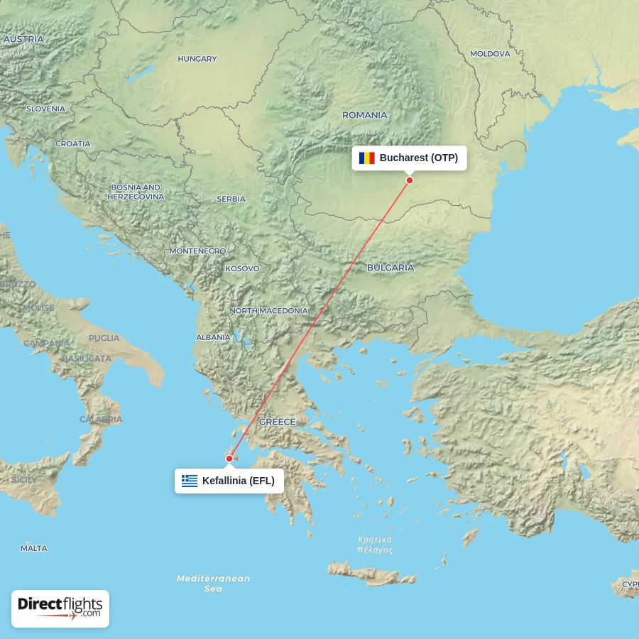 EFL - OTP route map