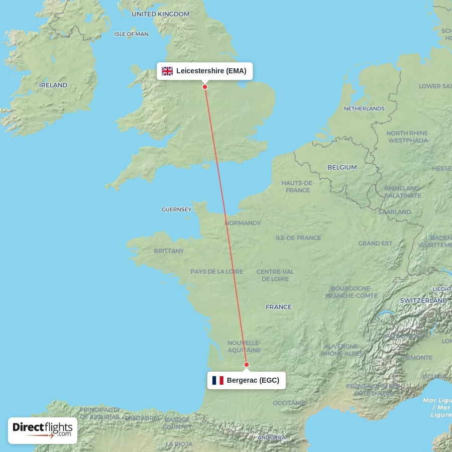 EGC - EMA route map