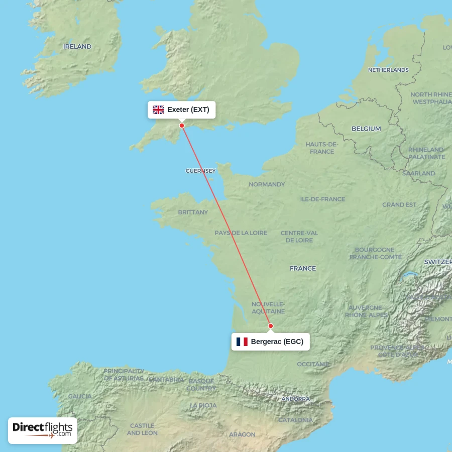 EGC - EXT route map