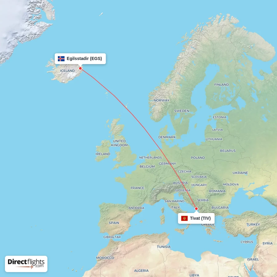 EGS - TIV route map