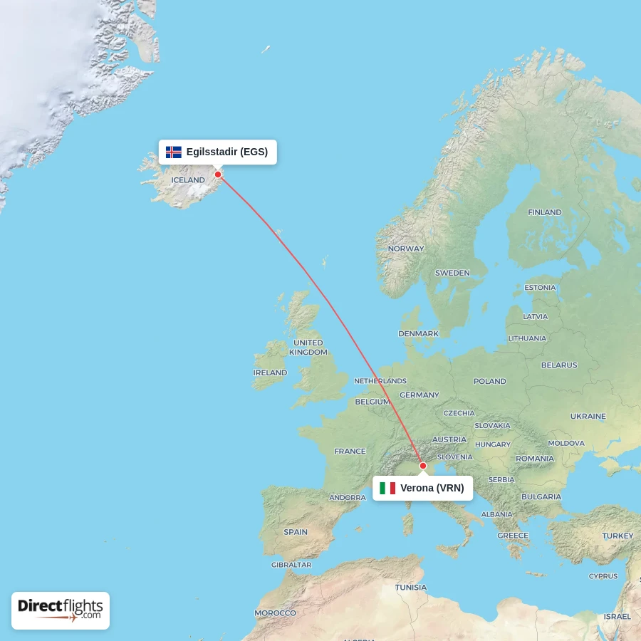 EGS - VRN route map