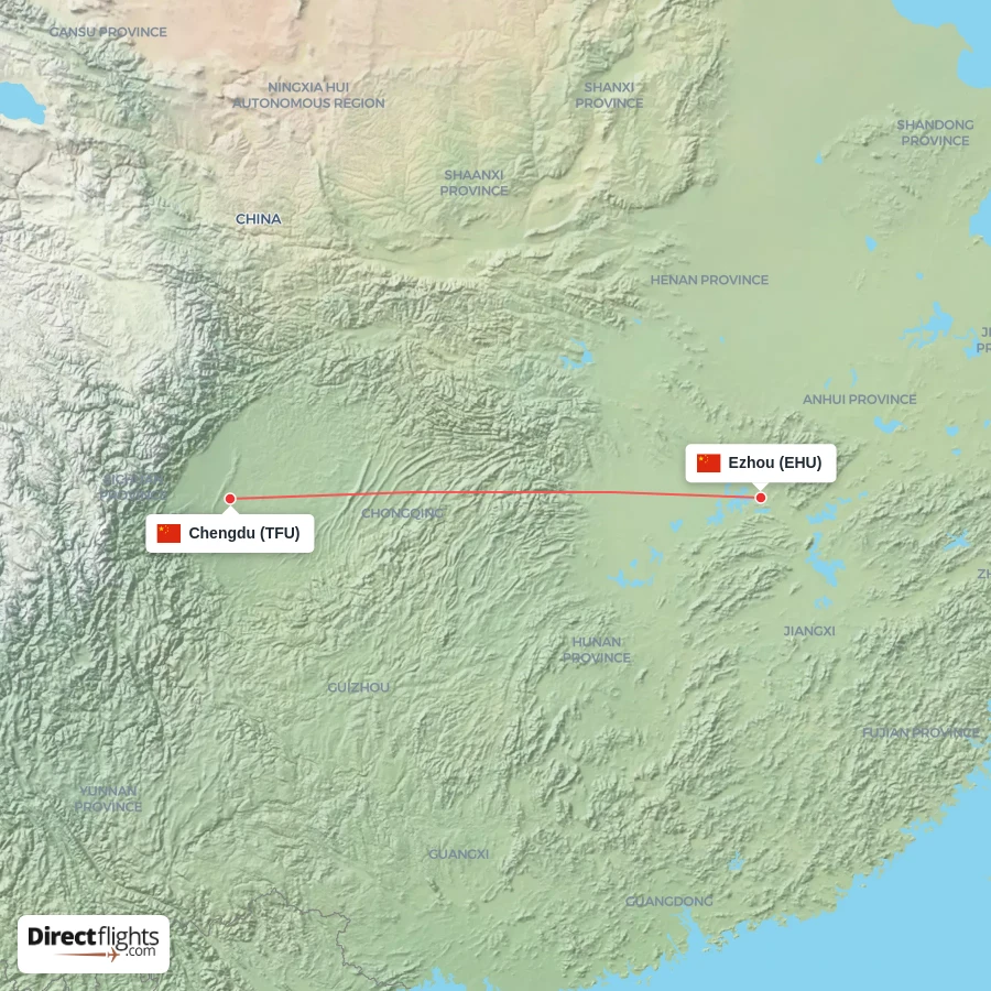 EHU - TFU route map