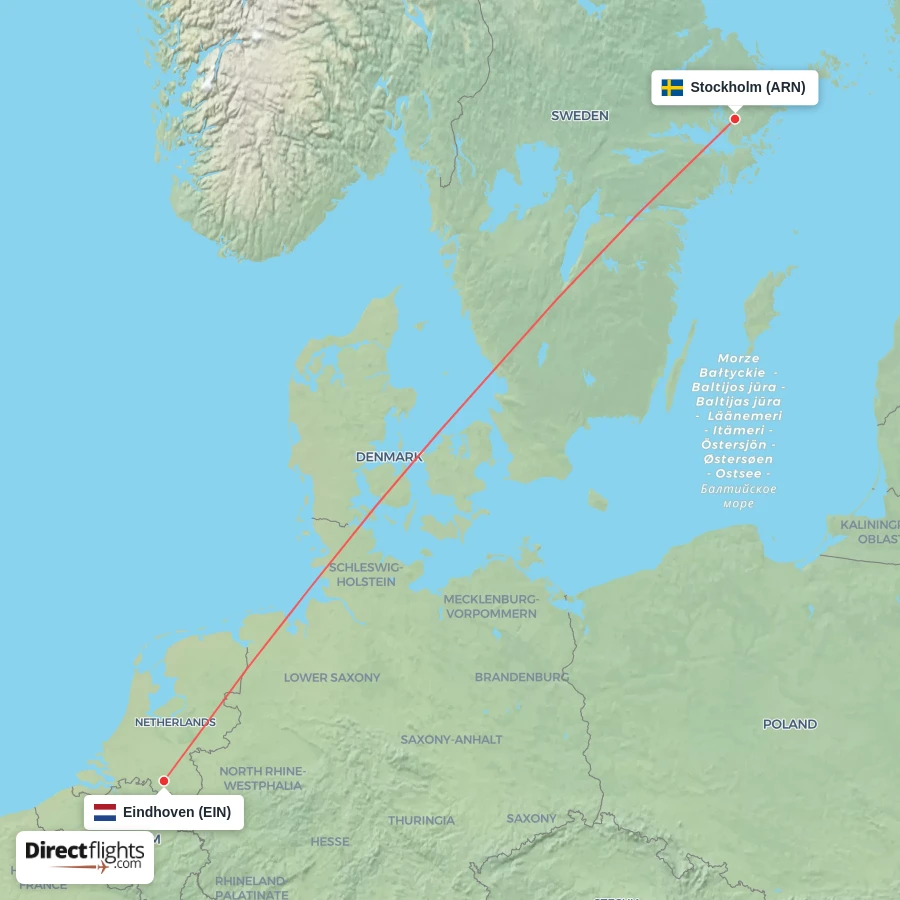 EIN - ARN route map