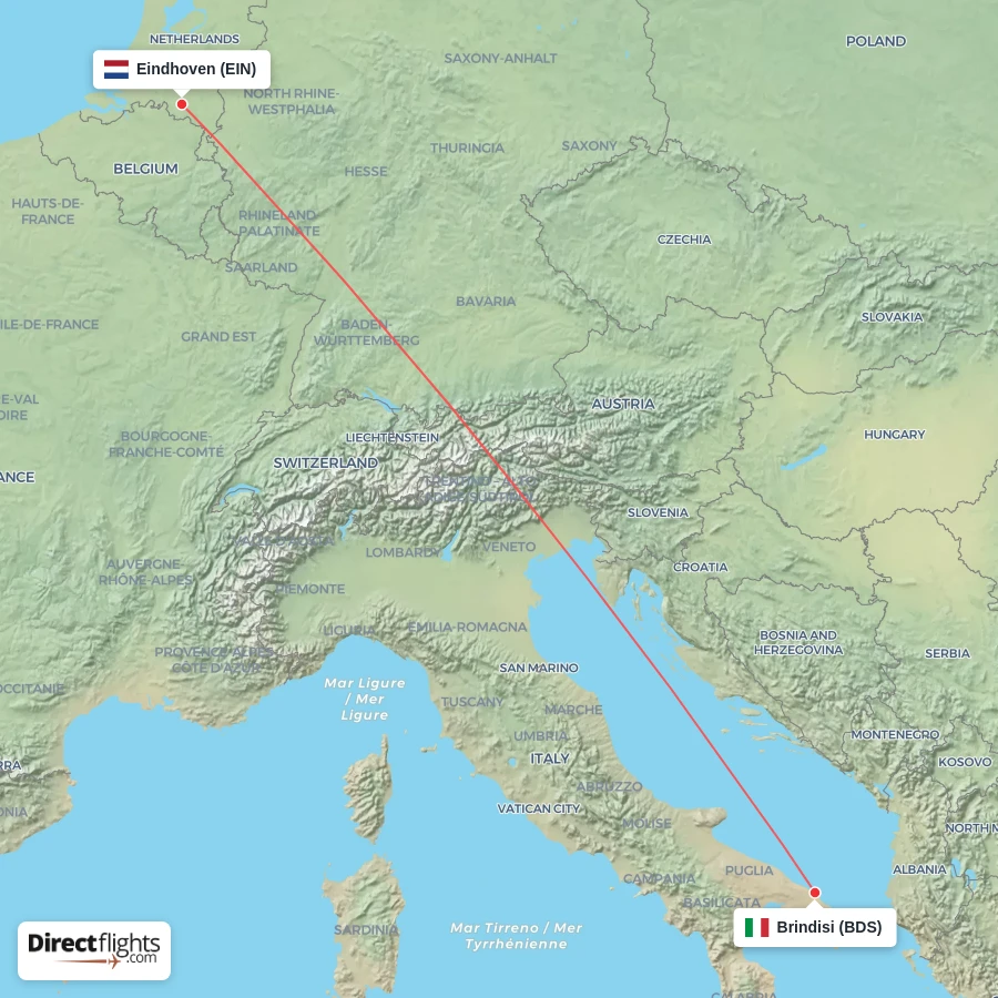 EIN - BDS route map