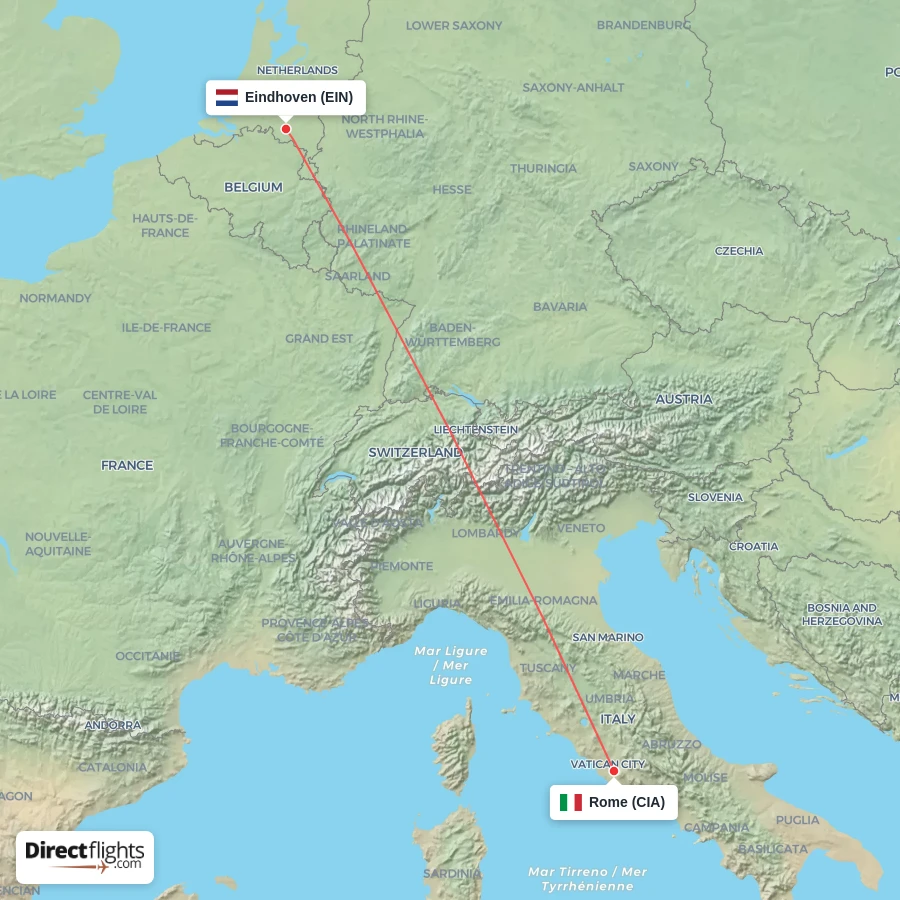 EIN - CIA route map