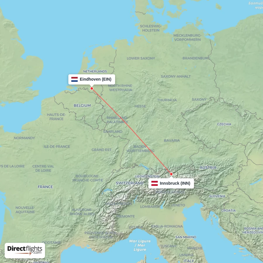 EIN - INN route map