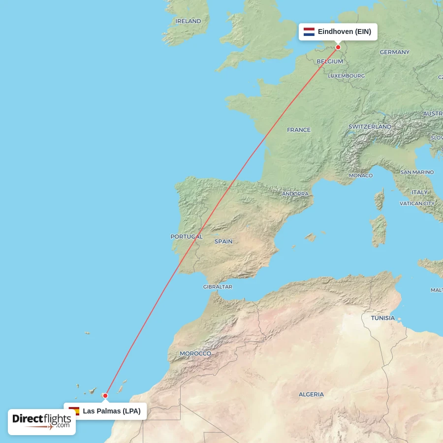 EIN - LPA route map