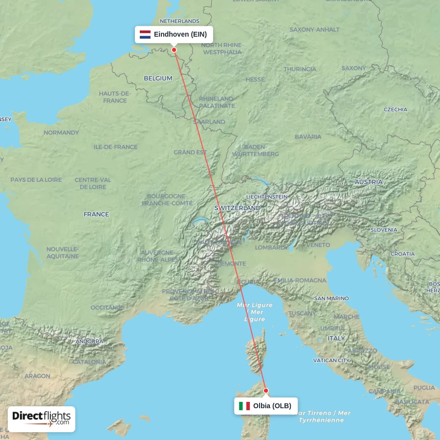 EIN - OLB route map