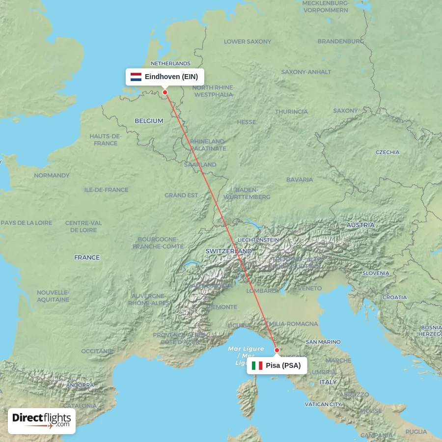 EIN - PSA route map