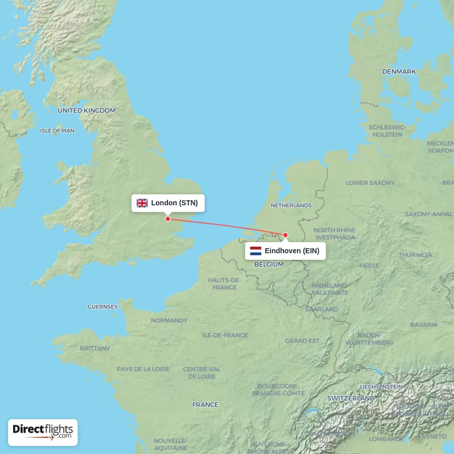 EIN - STN route map