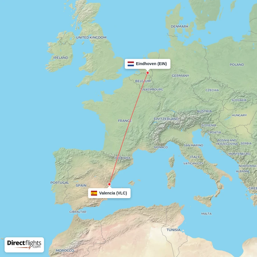 EIN - VLC route map