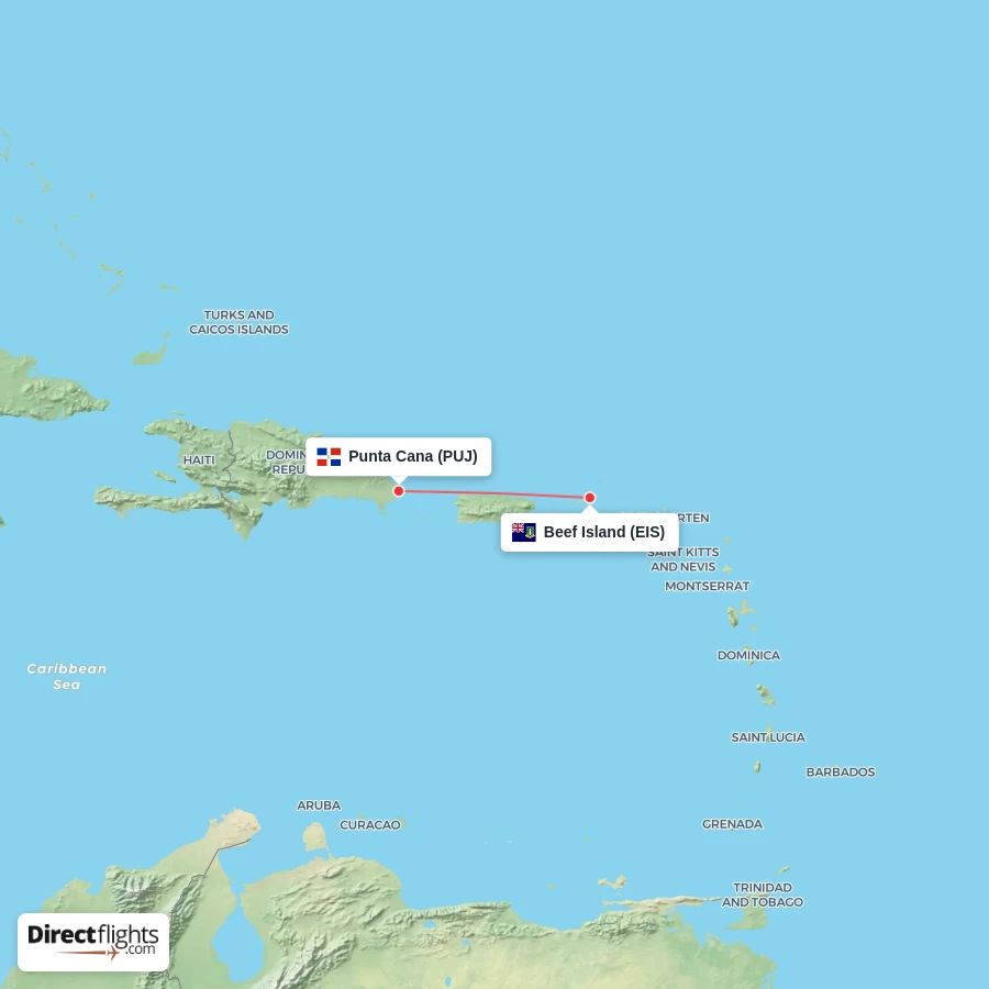 EIS - PUJ route map