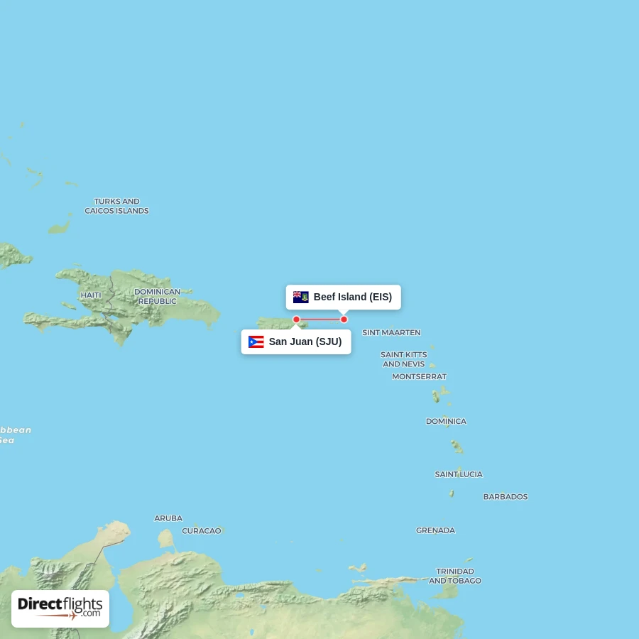 EIS - SJU route map