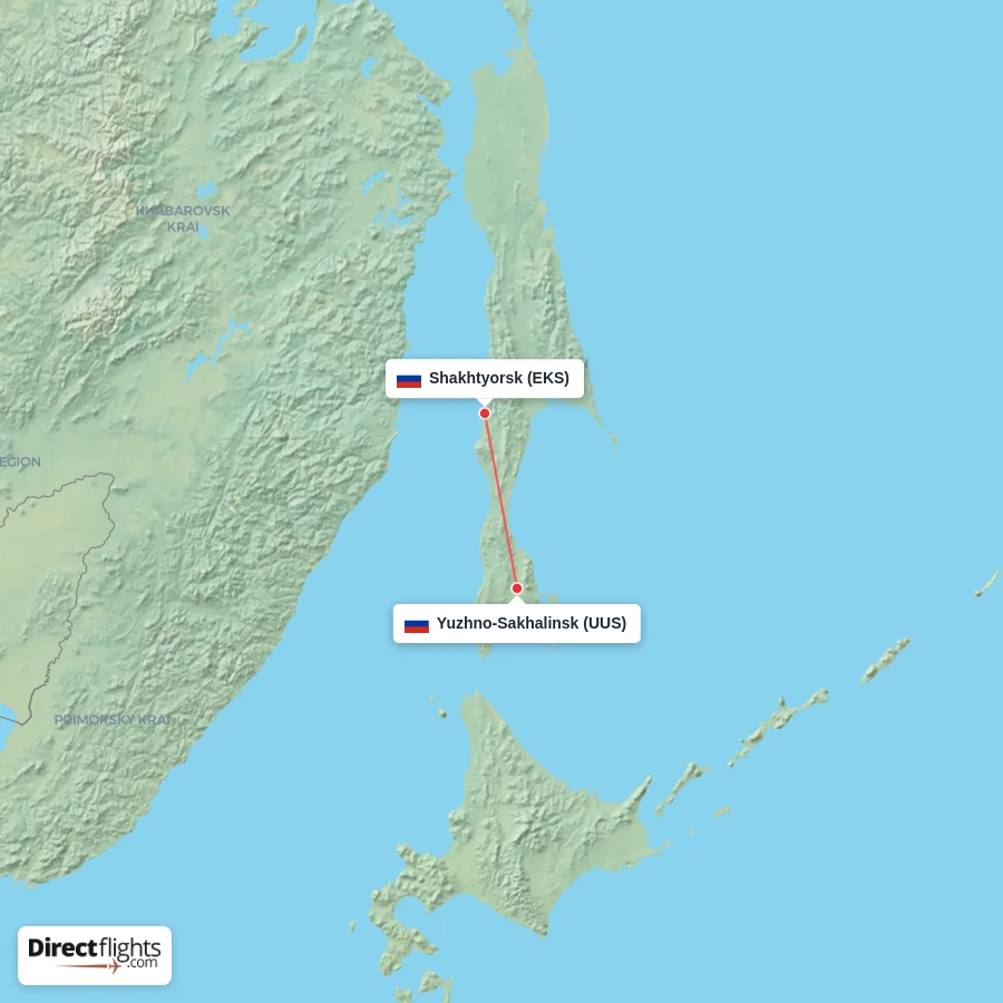 EKS - UUS route map