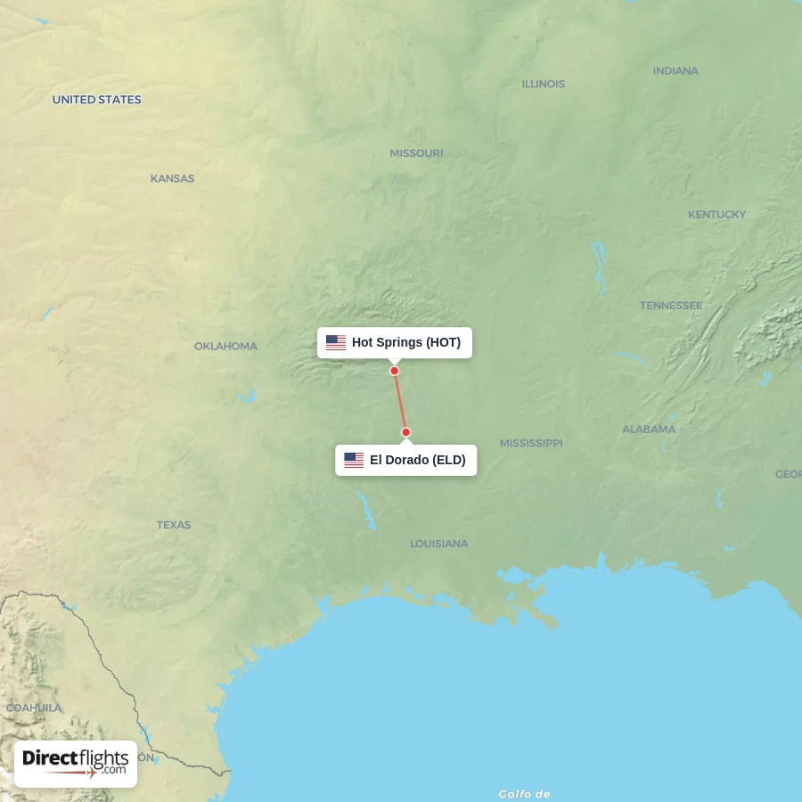 ELD - HOT route map