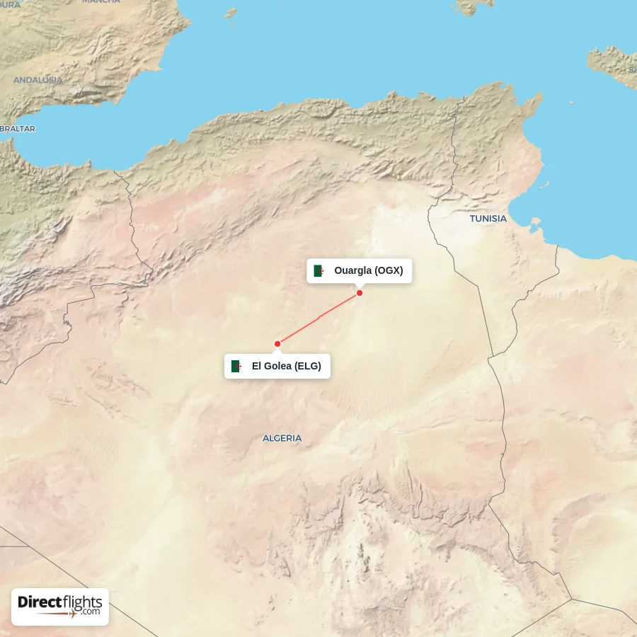 ELG - OGX route map