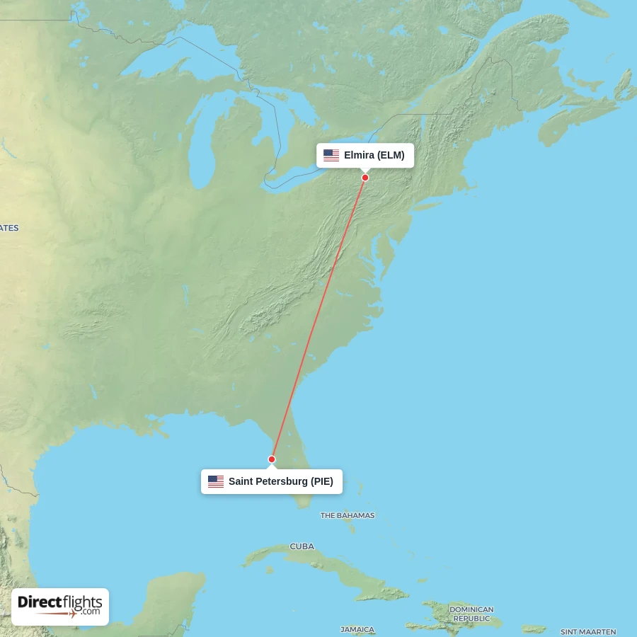 ELM - PIE route map