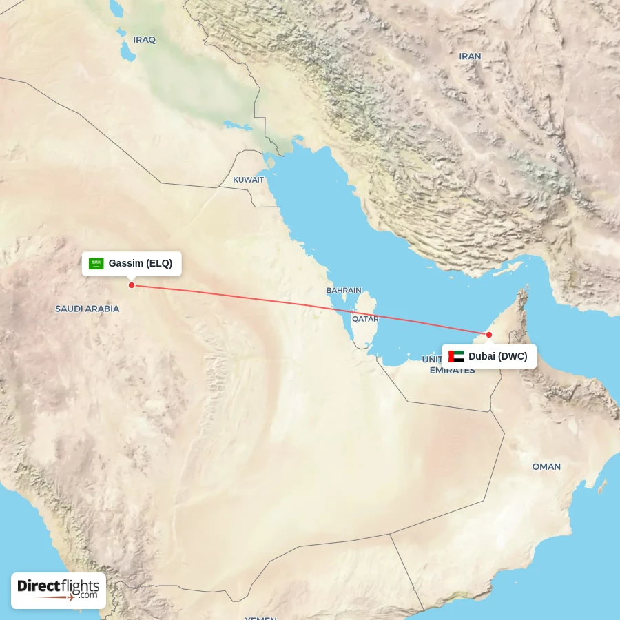 ELQ - DWC route map